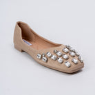 Crystal Charm - Khaki Midnight Flats - view 2