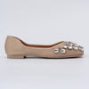 Crystal Charm - Khaki Midnight Flats