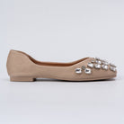 Crystal Charm - Khaki Midnight Flats