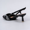 Hooked to Party - Black Partywear Kitten Heels