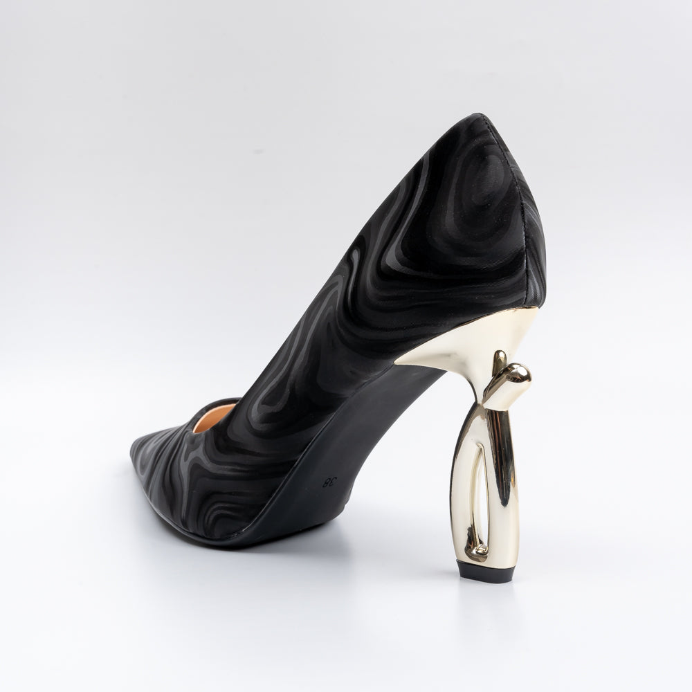 Not Your Usual - Black Partywear Heels - - view 4
