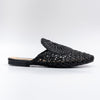 Dear Diana - Black Crochet Mules