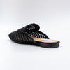 Dear Diana - Black Crochet Mules