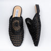 Dear Diana - Black Crochet Mules