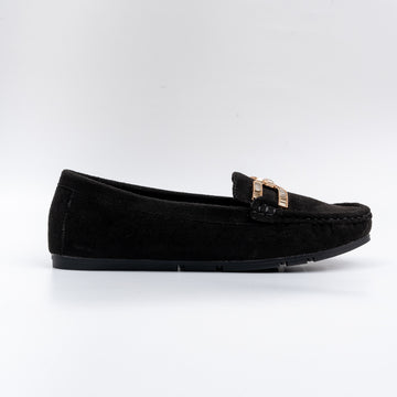 Tread With Comfort - Black Partywear Loafer