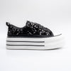 Party Shoes - Black Sequin Partywear Sneakers