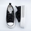 Party Shoes - Black Sequin Partywear Sneakers