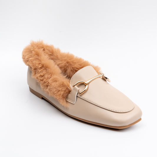 Furr & Furious - Beige Everyday Loafers