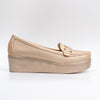 Boss Babe - Gold Partywear Loafers