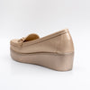 Boss Babe - Gold Partywear Loafers