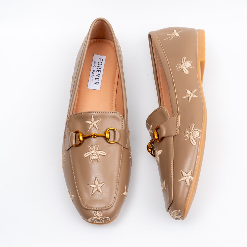 Bees & Stars - Khaki Everyday Loafers - view 6