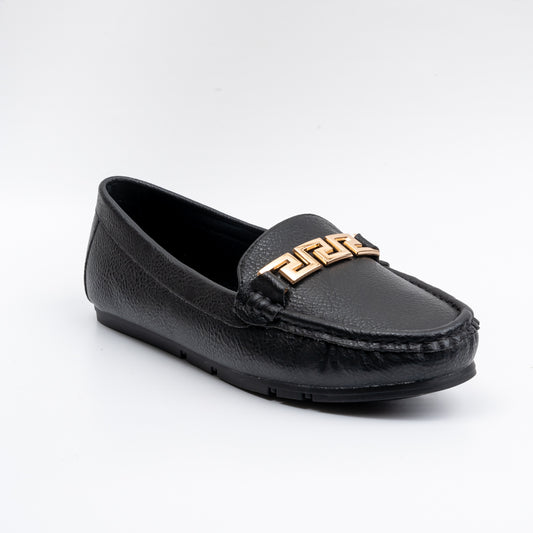 Leather Luxe - Black Formal Loafers
