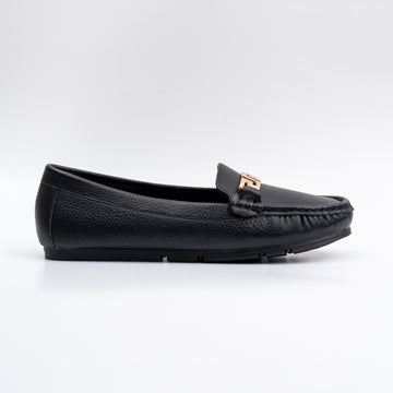 Leather Luxe - Black Formal Loafers