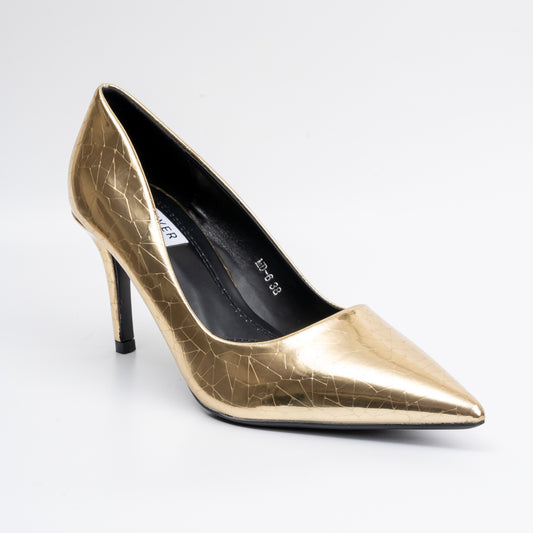 Dig Into It - Gold Partywear Pumps