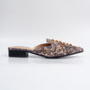 Pearly Gurly - Beige Partywear Mules