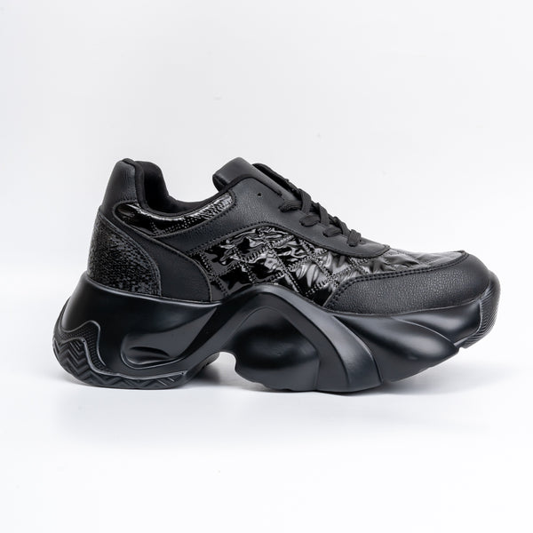 Roll Into Fun - Black Everyday Sneakers