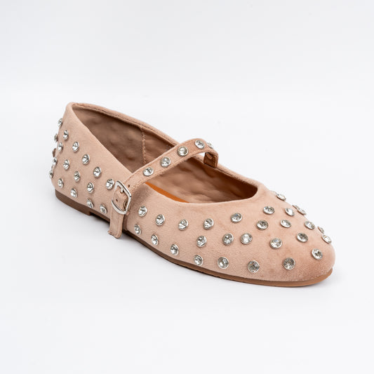 Feeling Pretty - Beige Partywear Ballerina