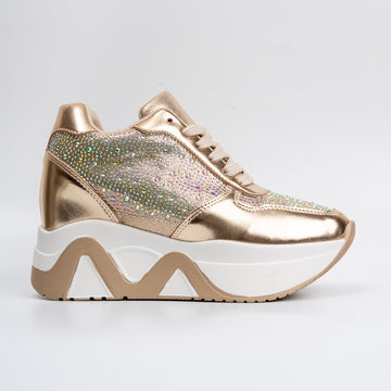 Rock The Party - Gold Partywear Sneakers