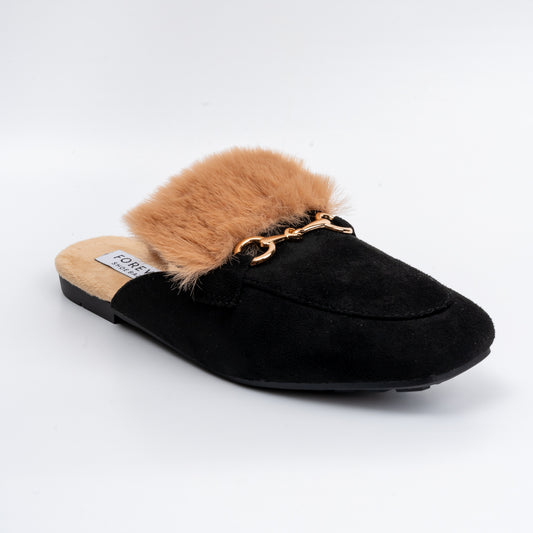 See You Never - Black Everyday Mules