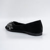 Shine Like A Diamond - Black Partywear Ballerinas