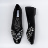 Shine Like A Diamond - Black Partywear Ballerinas
