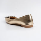 Glistening Aura - Gold Partywear Ballerinas - view 3