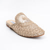 Dear Diana - Gold Crochet Mules
