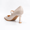 Miss Academia - Beige Formal Pencil Heels
