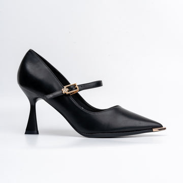 Miss Academia - Black Formal Pencil Heels