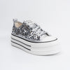 Party Shoes - Silver Sequin Partywear Sneakers