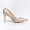 Pretty Posh-ible - Gold Partywear Stiletto Heels