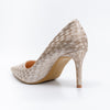 Pretty Posh-ible - Gold Partywear Stiletto Heels