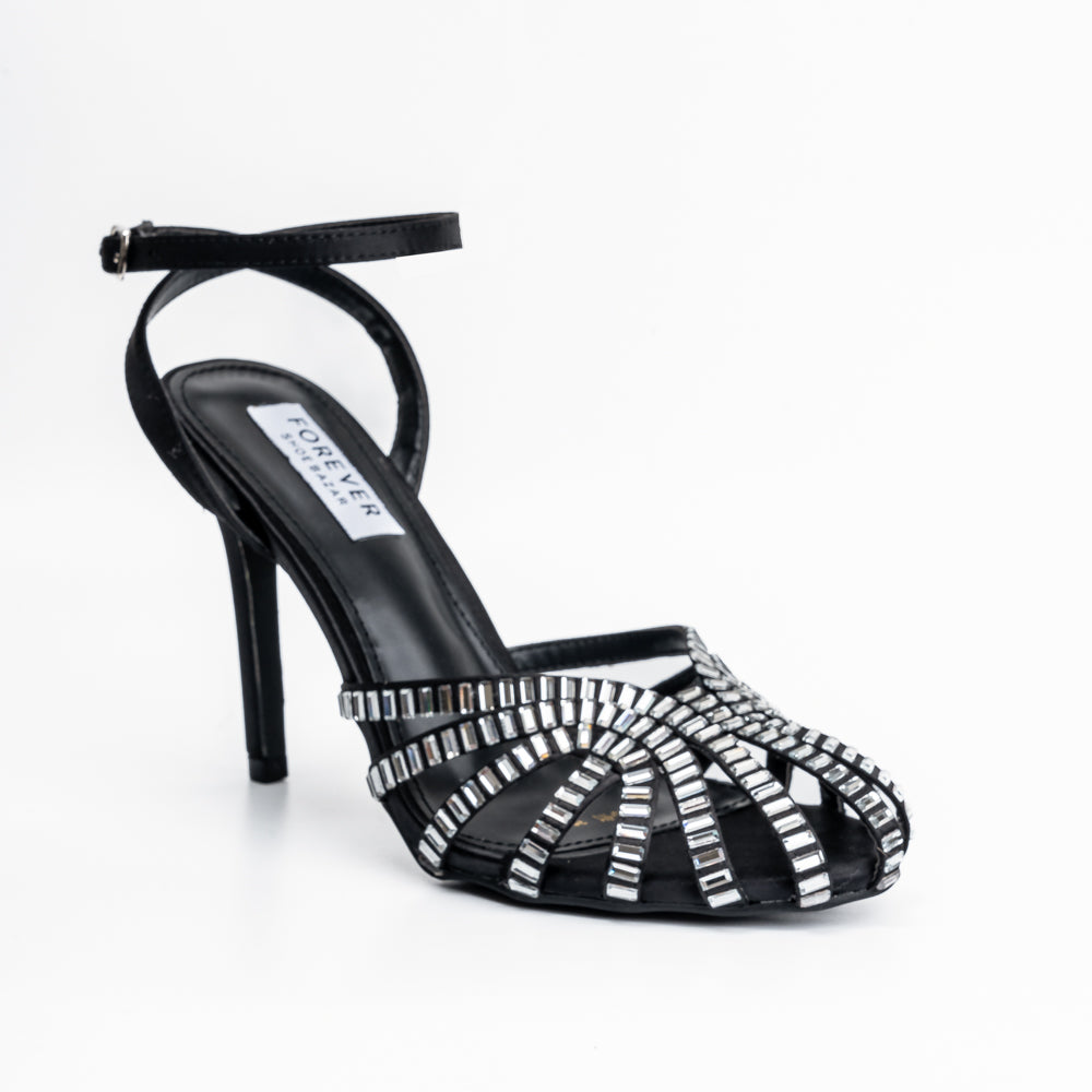 Highly Opinionated - Black Partywear Heels - view 2