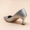 Shiny Nights - Grey Partywear Stiletto Heels
