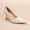 Simply Standout - White Pencil Heel Pumps