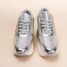 Rock The Party - Silver Partywear Sneakers . - view 5