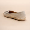 Diamante Flora - Beige Embellished Partywear Loafers