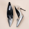 Dig Into It - Silver Partywear Pumps