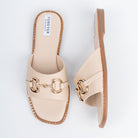 She Got Me Working! - Beige Casual Flats - view 5