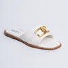 Let's Talk CTC - White Casual Flats
