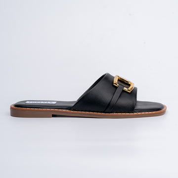Let's Talk CTC - Black Casual Flats