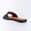 Dracarys - Black Faux Snake Skin Flats