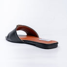 Dracarys - Black Faux Snake Skin Flats - view 5