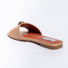 Dracarys - Khaki Faux Snake Skin Flats - view 5