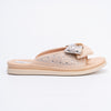 Pookie Promise - Beige Partywear Flats