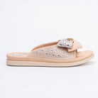 Pookie Promise - Beige Partywear Flats - view 3