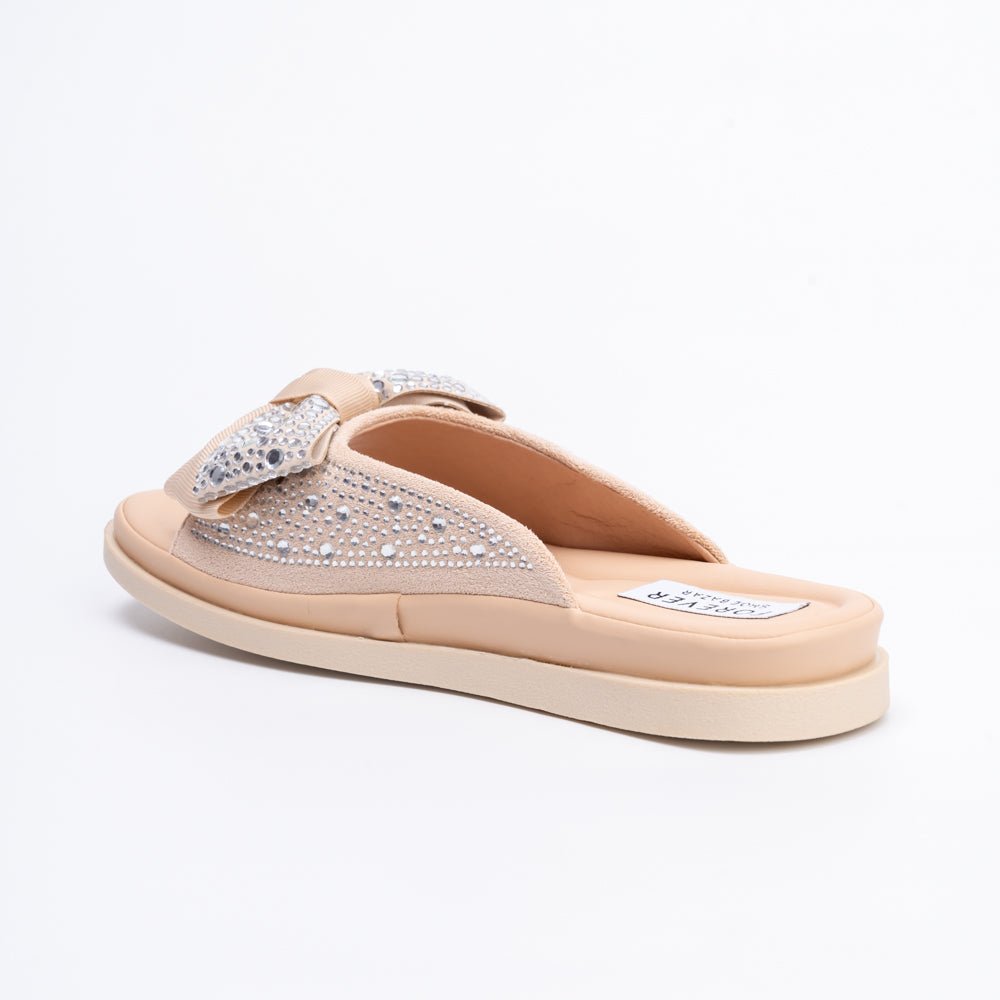 Pookie Promise - Beige Partywear Flats - view 5