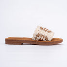 It's Casual Only - Beige Crochet Flats - view 3