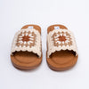 It's Casual Only - Beige Crochet Flats