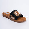It's Casual Only - Black Crochet Flats